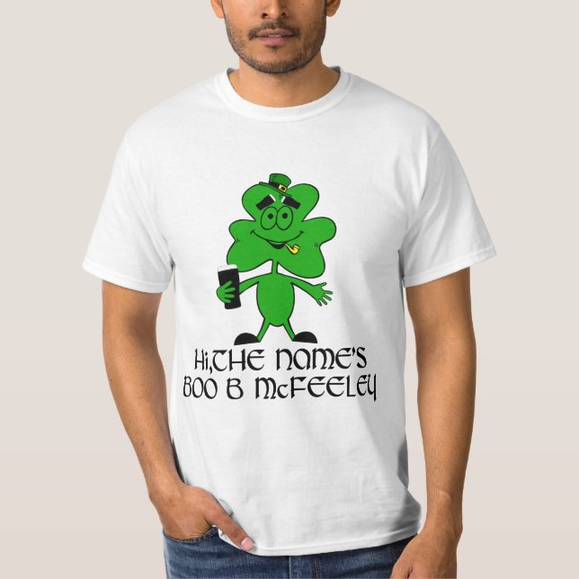 Camiseta Nome irlandês engraçado (Frente)
