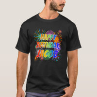 Nome "JACOB", Diversão "FELIZ ANIVERSÁRIO"