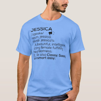 Camiseta Nome Jessica Definição Nome Jessica Nome Female