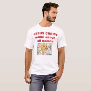 CAMISETA NOME JESUS ACIMA DE TODOS OS NOMES