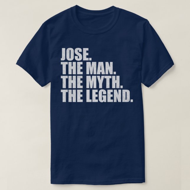 Camiseta Nome JoseJose Nome próprio (Frente do Design)
