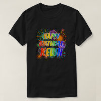 Nome "KEVIN", Diversão "FELIZ ANIVERSÁRIO"