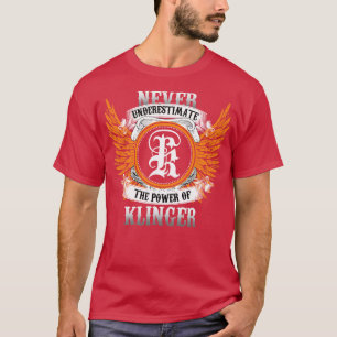Camiseta Nome Klinger Shirt Nunca Subestime O Poder O