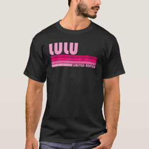 Camiseta Nome LULU Nome personalizado Retro Vintage 80s 90s