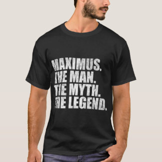 Camiseta Nome MaximusMaximus Nome dado Máximo