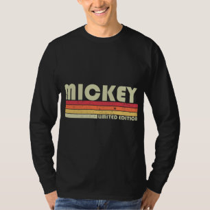 Camiseta Nome MICKEY Retro Vintage Personalizado 80s 90s