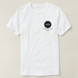Camiseta Nome mínimo da empresa de logotipo Slogan Business