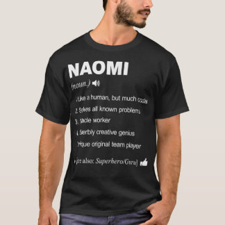 Camiseta Nome Naomi Definição Significa Família Engraçada
