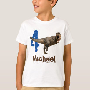 Camiseta Nome personalizado Age T-Rex Tyrannosaurus