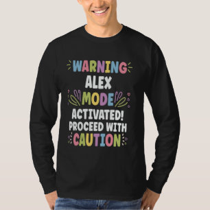 Camiseta Nome personalizado ALEX Nome personalizado Engraça