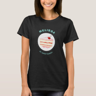 Camiseta Nome Personalizado Bakery Baker Compra Café Unifo
