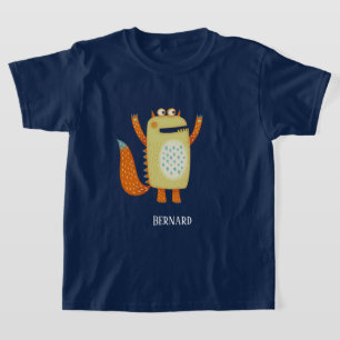 Camiseta Nome Personalizado Bernard Monster Cujo Monstro É