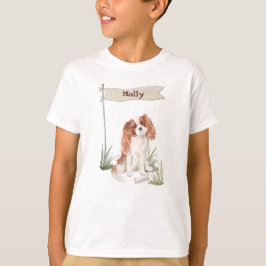 Camiseta Nome Personalizado Cavalier King Charles Spaniel P