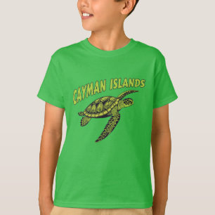 Camiseta Nome Personalizado Cayman Islands Turtle