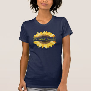 Camiseta Nome Personalizado, Cotações Positivas Sunflower