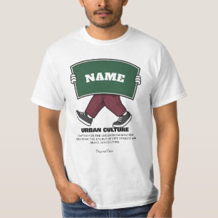 Camiseta Nome Personalizado Cultura Urbana Skate Streetwear