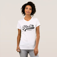 Nome personalizado da Bachelorette de Camisa-Noiva