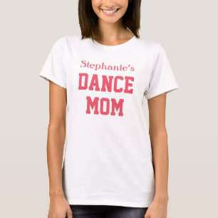 Camiseta Nome personalizado da filha da mamã da dança
