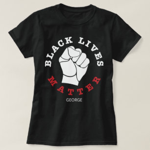 Camiseta Nome Personalizado da Matriz de Vidas Negras em Pi