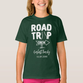 Camiseta Nome Personalizado da Tipografia de Férias Familia