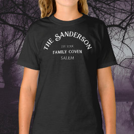 Camiseta Nome Personalizado Da Tripulação Tecida Da Família