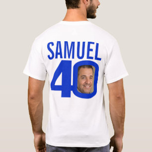 Camiseta Nome personalizado de aniversário de 40 anos e mod