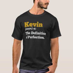 Camiseta Nome Personalizado de Aniversário do Kevin Gift De