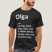 Nome Personalizado de Definição OLGA Funny Birthda