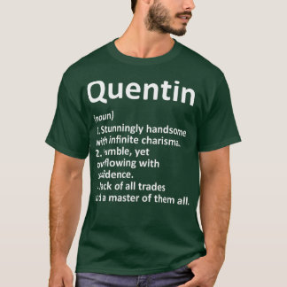 Camiseta Nome Personalizado de Definição QUENTIN - Dom Funn