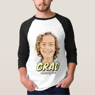 Camiseta Nome Personalizado de Gradução de Foto Personaliza