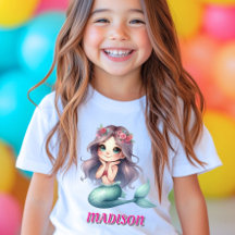 Nome personalizado de meninas sereia