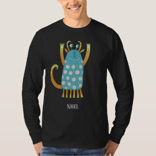 Camiseta Nome Personalizado de Nigel Monster