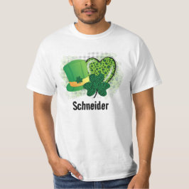 Camiseta Nome Personalizado Dia de São Patrício Trevo de Tr