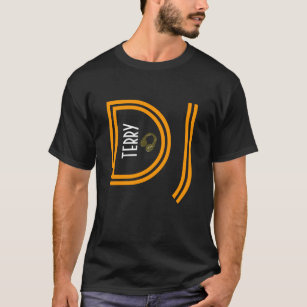 Camiseta Nome personalizado disco-jóquei