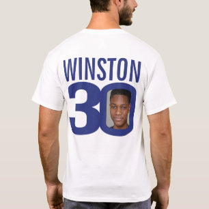 Camiseta Nome personalizado do aniversário de 30 anos e br