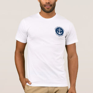 Camiseta Nome Personalizado do Capitão Barco do Marinho An