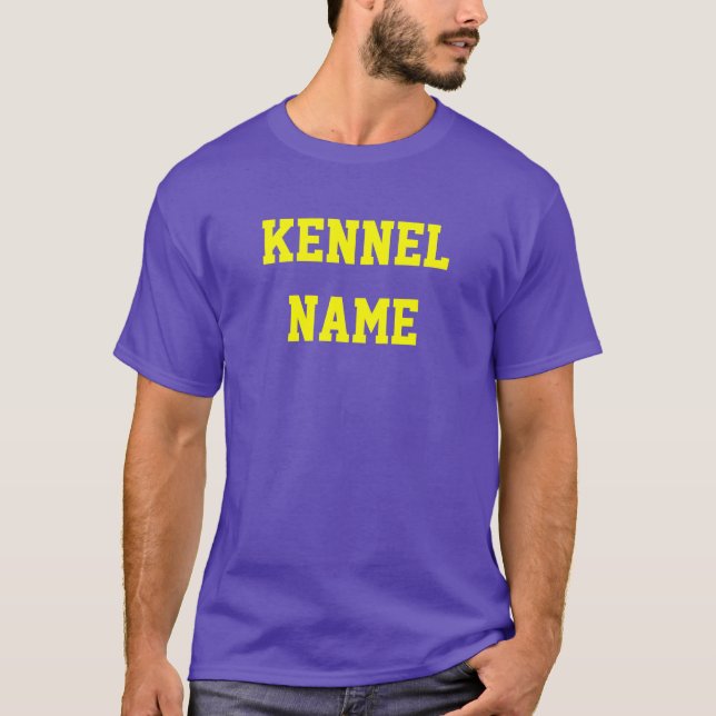 CAMISETA NOME PERSONALIZADO DO KENNEL (Frente)