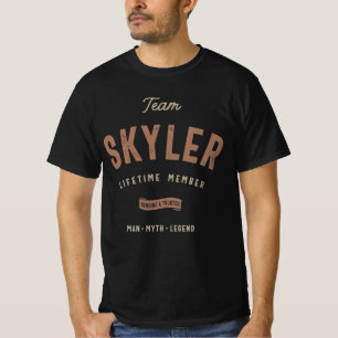 Camiseta Nome Personalizado do Membro do Tempo de Vida do T
