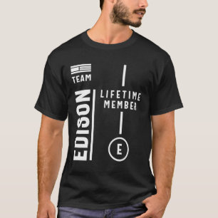 Camiseta Nome Personalizado do Membro do Tempo de Vida do T