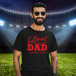 Camiseta Nome Personalizado do Pai de banda