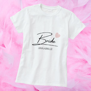 Camiseta Nome Personalizado do Script Brilhante