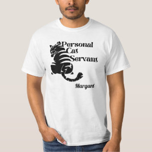 Camiseta Nome Personalizado do Servidor de Cat Pessoal T-Sh