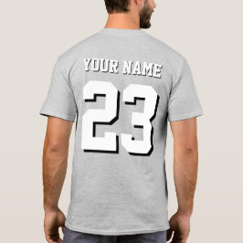 Camiseta Nome Personalizado e Número de Esporte Jersey