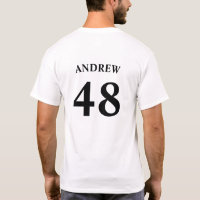 Nome personalizado e número de Jersey