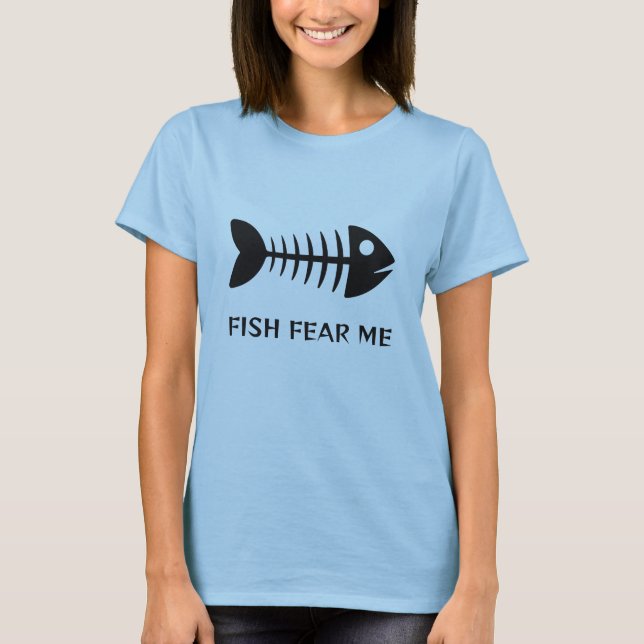 Camiseta Nome Personalizado e Peixe de Texto (Frente)