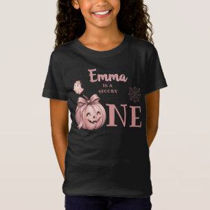 Camiseta Nome Personalizado É um Fantasma Cor-de-Rosa do Pi