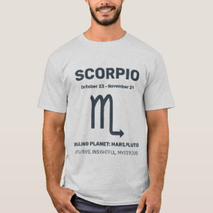 Camiseta Nome Personalizado / Escritório de Sinal de Zodíac