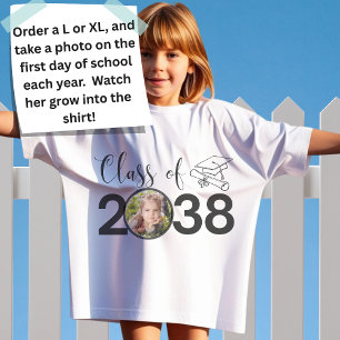 Camiseta Nome personalizado, foto, classe de impressão digi