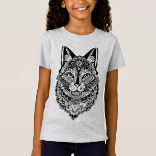 Camiseta Nome Personalizado Gato Ornamental