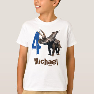 Camiseta Nome personalizado Idade Dinossauro idade Jurássic